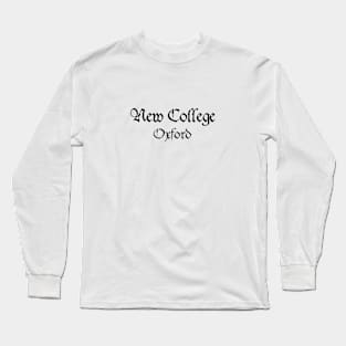 Oxford New College Medieval University Long Sleeve T-Shirt